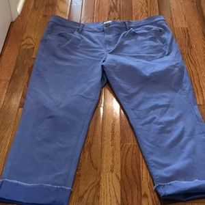 Loft~Denim Crop~~Purple~~💜💜